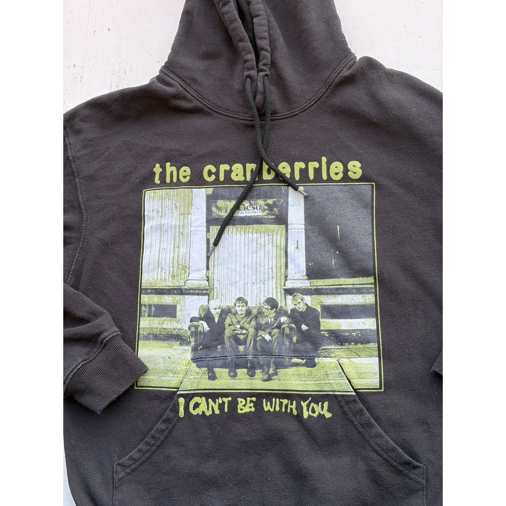 The Cranberries Sweatshirt Black Spell-Out Unisex M Rock 90s Irish Zombie War UK